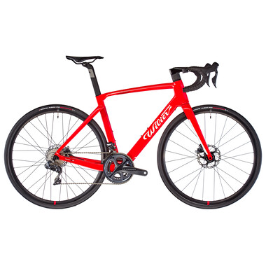 Bicicleta de carrera eléctrica WILIER TRIESTINA CENTO10 HYBRID Shimano Ultegra Di2 8050 34/50 Rojo 2021 0